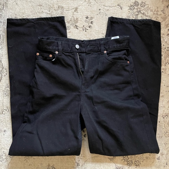 Dr Denim Echo Straight Jean Black - Picture 3 of 4